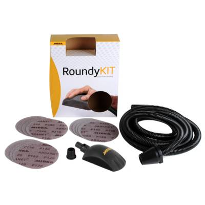Kit cale manuelle ROUNDY Ø 150 mm avec 15 disques Abranet - MIRKA - KIT00ROUND - Maxoutil