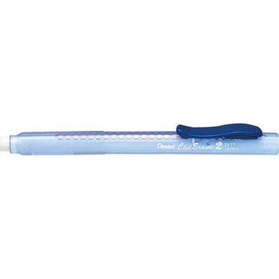 Stylo porte Gomme ClicEraser2 rechargeable Corps Translucide Bleu