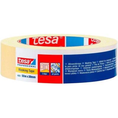 Ruban tesaKREPP masquage supérieur (papier lisse)  chamois 50m x 30mm