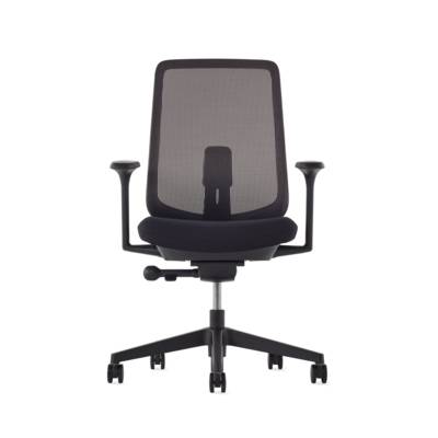 Fauteuil Verus dossier suspension graphite Herman MILLER avec accoudoirs