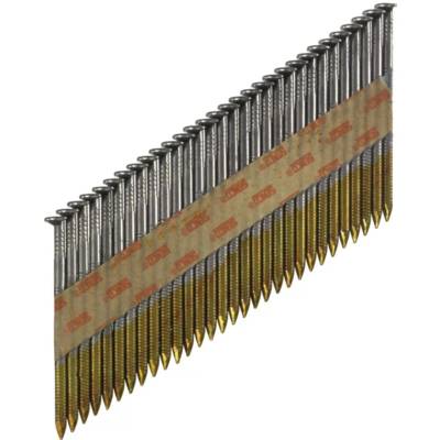 Clous en bande papier D34 annelés galvanisés - Ø 2.8 X 50 mm - Boite de 2000 - SENCO - GE51AXBKR - Maxoutil