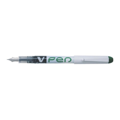 Stylo Plume jetable V-Pen Effaçable Vert - Pilot
