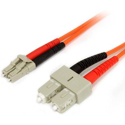 Câble patch à fibre optique duplex 62,5/125 multimode 1 m LC - SC