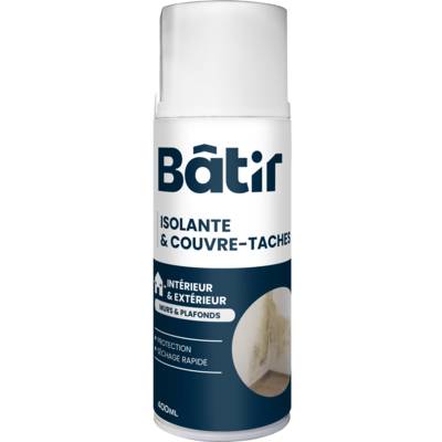 Peinture aérosol primaire isolant blanc - bombe de 400ml - Gedimat