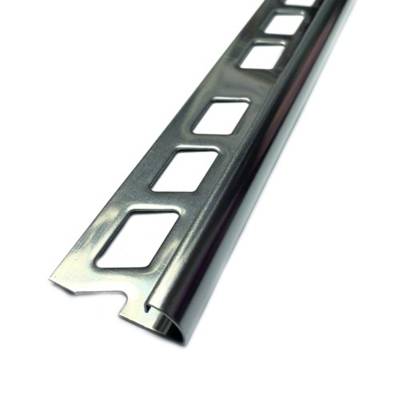 Quarts de rond ouverts en Inox long.2,50cm ép.8mm finition brut - Gedimat - DINAC