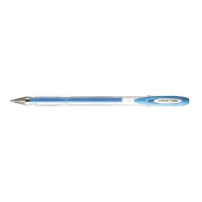 Roller encre gel Signo UM120AC pointe moyenne 0,7mm Bleu Pastel - Uni-Ball