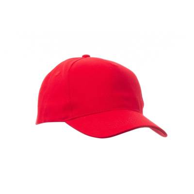 Casquette unisexe 5 panneaux DENVER - Taille unique - Rouge - PAYPER - PAY13691