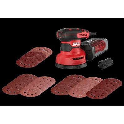 Ponceuse excentrique + abrasifs - puissance 300W - Gedimat