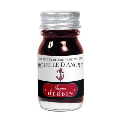 Encre traditionnelle à stylo en flacon 10ml - rouille d'ancre - HERBIN