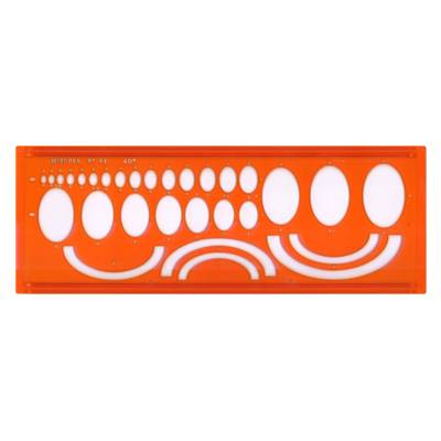 Trace ellipses 40° n°44/40 Matière Biosourcée Orange - MINERVA