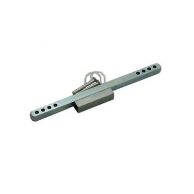 Carré à trous 6 x 110 mm + goupilles + rondelles nylon - Gedimat - DT 2000