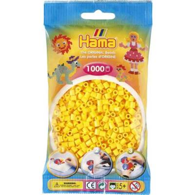 Sachet de 1000 Perles à repasser midi 5 mm Jaune