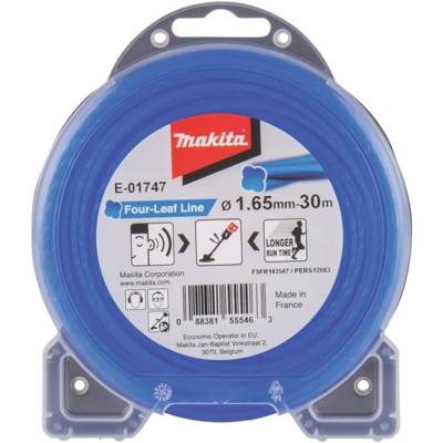 Fil de coupe hélicoïdal MAKITA E-01747 pour débroussailleuse Ø1,65mm 30m
