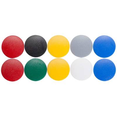 Boite de 10 Aimants MAULsolid Ø 20 mm Puissance 0,3 kg Assorti