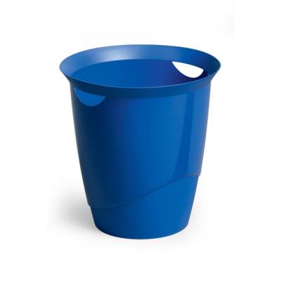Corbeille à papier TREND 16 litres ronde 315 mm H 330 mm Bleu