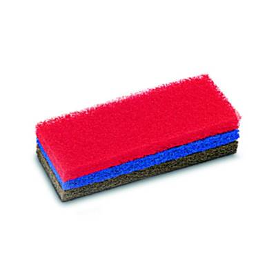 Rechange 3 abrasifs rugosité très douce 25cm blanc - Gedimat - RUBI