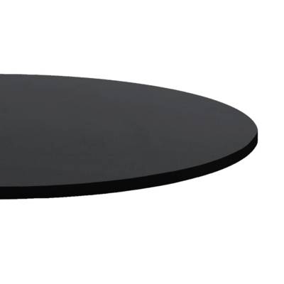 Plateau de table Ø70cm Noir - RestooTab