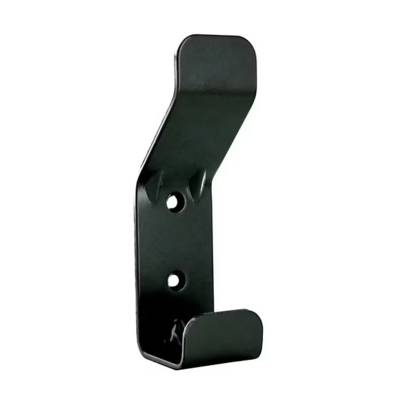 Patère basique 1 tête à visser en acier noir - 40 x 140 x 50 mm - Gedimat - NORAIL
