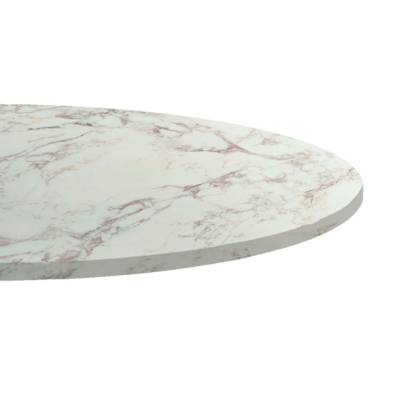 Plateau de table rond Marbre Olympo - RestooTab