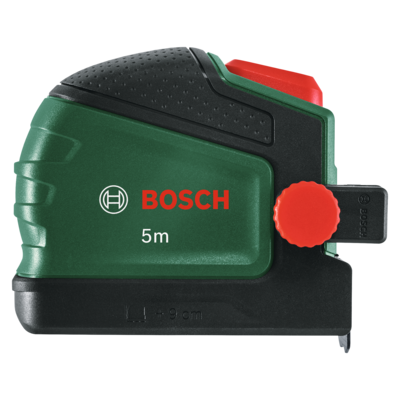 Mètre ruban 5 m + clip à crayon - BOSCH - 1600A03318 - BOSCH Vert