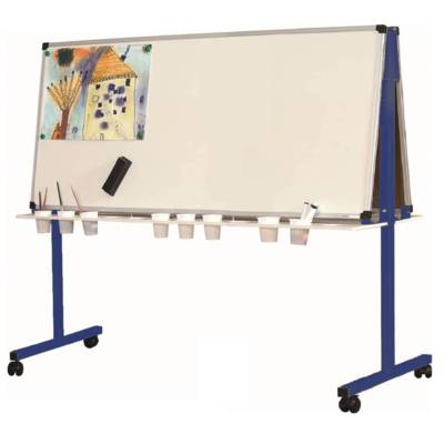 Pupitre maternelle mobile surfaces laquées blanches – Ulmann