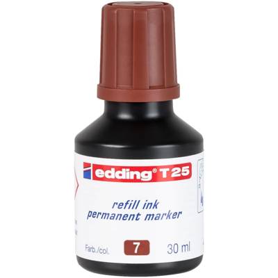 Recharge D'encre 30ml T25 Goutte à Goutte Pour Marqueur Permanent Marron