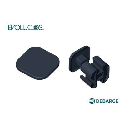 Chapeau de poteau alu - 60 x 80 mm - gris anthracite - Gedimat