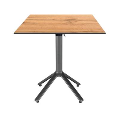 Table rabattable 70x70cm chene armor - terrasse - RestooTab