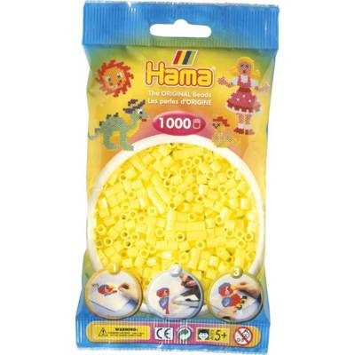 Sachet de 1000 perles à repasser jaune pastel - HAMA