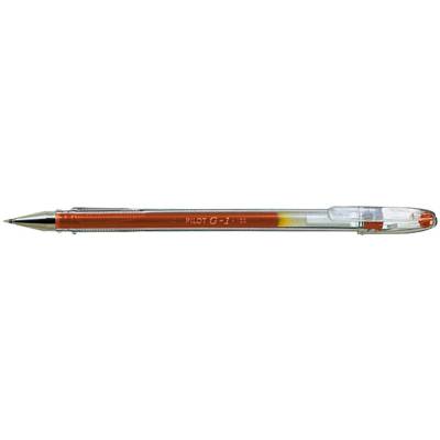 Stylo gel G-1 point fine 0,5mm tracé 0,3mm rouge