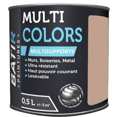Peinture multi colors multi-supports BATIR satin argile - Gedimat