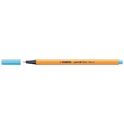 Stylo-feutre POINT 88 Pointe Fine 0,4 mm Bleu fluo