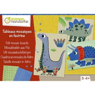 Boîte créa Tableaux mosaïques feutrine - - AVENUE MANDARINE