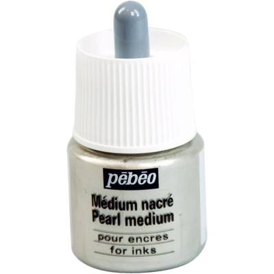 Flacon 45ml avec Pipette Médium Nacré pour Encre - PÉBÉO