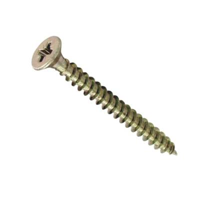 Vis rocket acier bichromaté tête fraisée empreinte pozidriv diam.6mm long.60mm - Gedimat - VYNEX