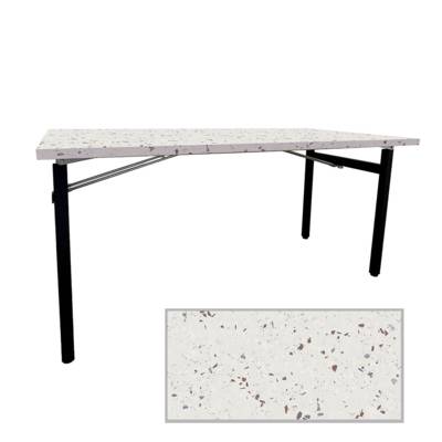 Table pliable Tambu 160x80cm terrazzo cassata - intérieur - RestooTab