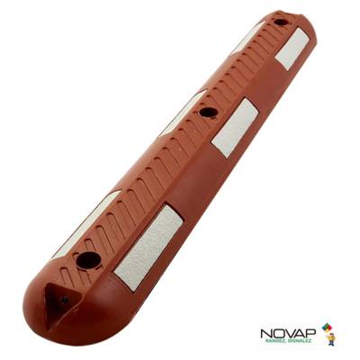 Séparateur de voie Rouge / Blanc - 1000 x 150 x 50 mm - NOVAP - 6101437 - Maxoutil