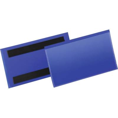 Lot de 50 pochettes logistiques magnétiques 150x67 mm Bleu