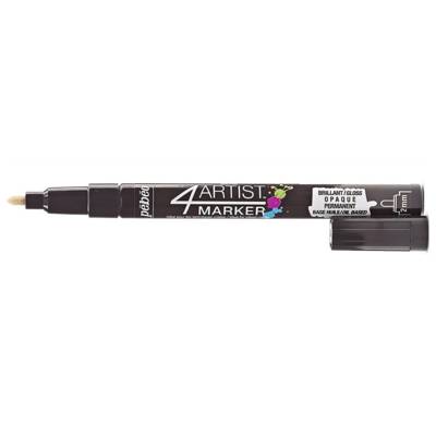 Marqueur peinture 4ARTIST pointe ogive 2 mm NOIR - PÉBÉO