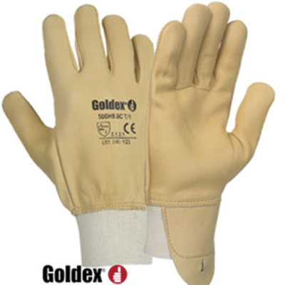 Gants hydrofuge en fleur de bovin SINGER - taille 8 - 50 GHBBC08 - SINGER FRERES