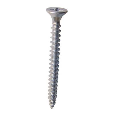 Vis agglo acier zingué blanc tête fraisée pozidriv diam.5mm long.30mm en barquette plastique de 500 pièces - Gedimat - NORAIL