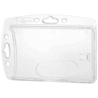 Boîte 10 Portes-carte fermés 2 cartes, perforés sans attache L8,5 x H 5,4 cm