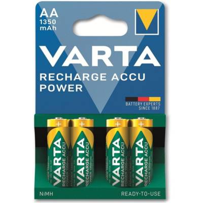 Pack 4 Piles RECHARGE ACCU Power 1350 mAH AA Mignon NiMH