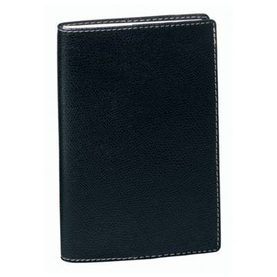 Agenda Affaires + Répert. Club noir ebene 10 x 15 cm