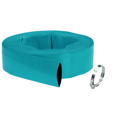 Tuyau de refoulement avec collier de serrage - 38 mm (1 1/2") - GARDENA - 5005-20