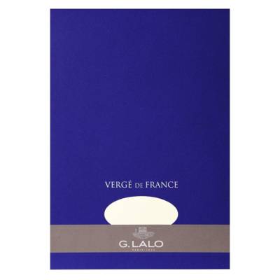 Bloc vergé A4 50 feuilles 100g Blanc - G.LALO