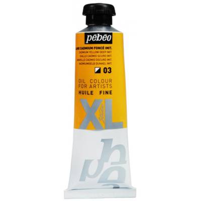 Peinture Huile Fine XL Studio 37 Ml Jaune Cadmium Fonce Imitation - PÉBÉO