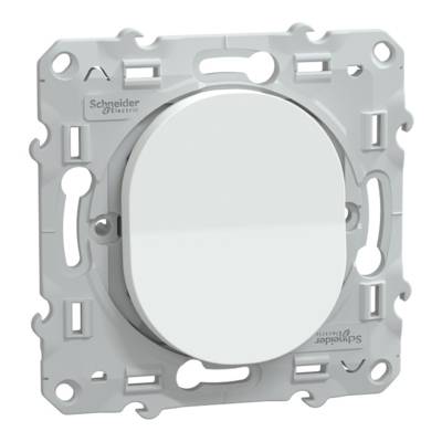 Interrupteur va et vient 10AX OVALIS - blanc - Gedimat - SCHNEIDER ELECTRIC