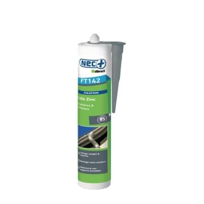 Colle zinc gouttières FT142 gris - cartouche de 310ml - Gedimat - ILLBRUCK