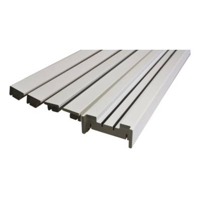 Habillage de finition pour châssis simple vantail Initial et Intégral - MDF enrobé blanc - Gedimat - DEYA
